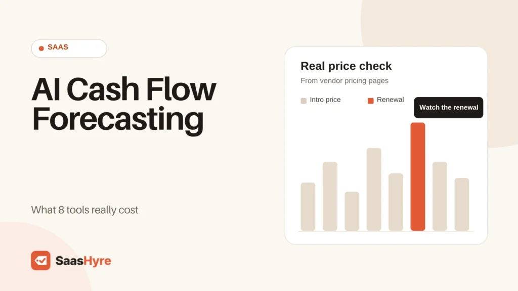 AI cash flow forecasting tools compared on what 8 tools really cost, including Float, Cash Flow Frog, Fathom, Jirav and Trovata.