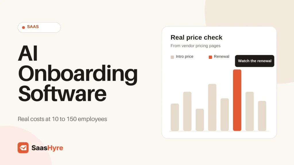 AI employee onboarding software compared on real costs at 10 to 150 employees
