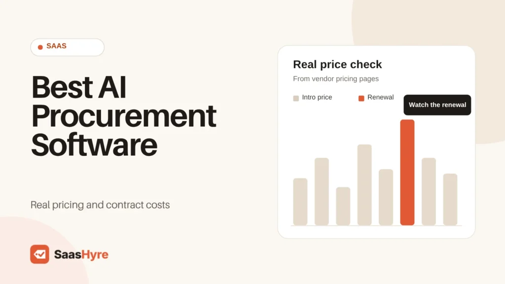 Best AI Procurement Software compared on real pricing and contract costs, featured image for this 2026 buying guide