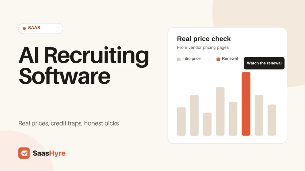 AI recruiting software compared on real prices, credit traps and honest picks