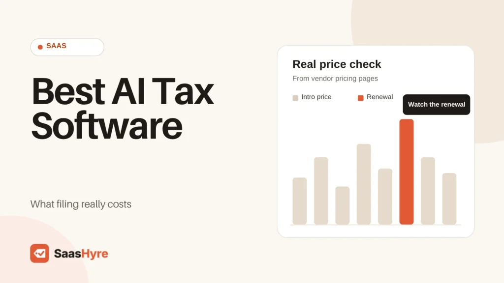 Best AI Tax Software compared on what filing really costs, featured image for this 2026 buying guide