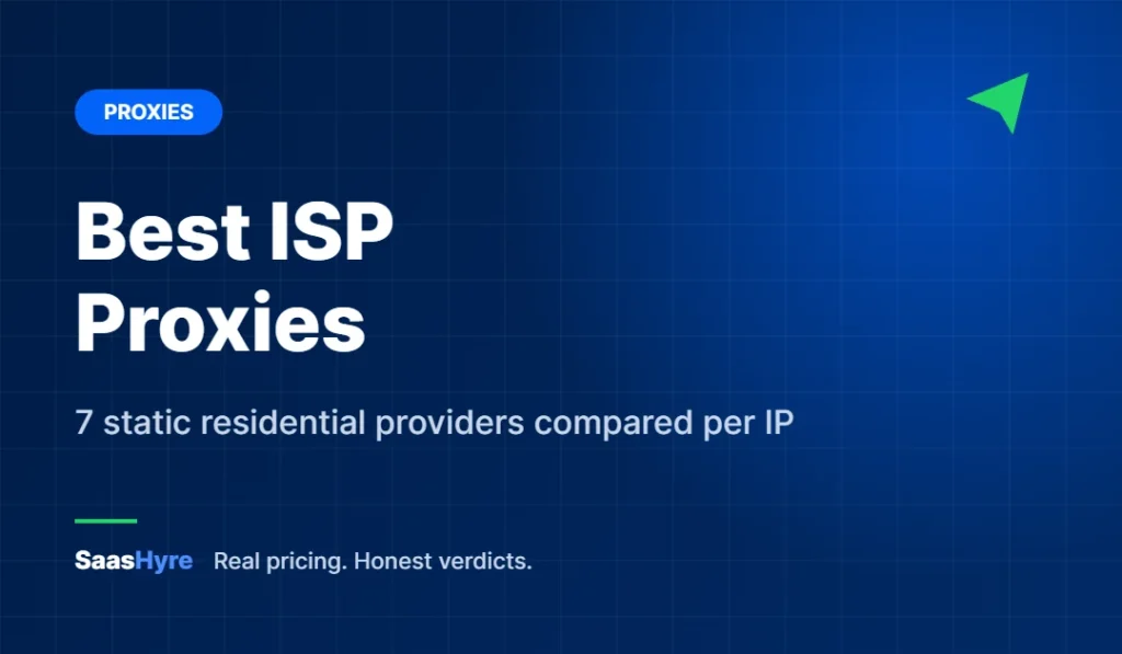 Best ISP proxies compared on price per IP