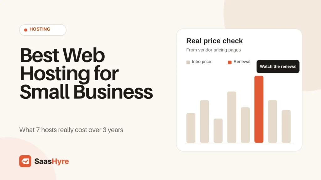 Best web hosting for small business compared on what 7 hosts really cost over three years